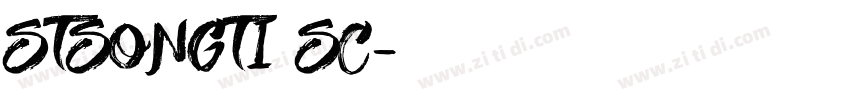 stsongti sc字体转换